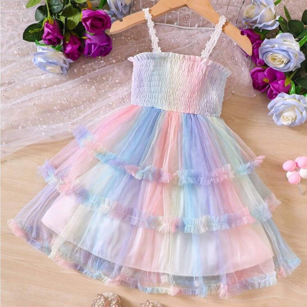🖤 FREE 🖤 SHEIN - Toddler Girls Ruffle Dress